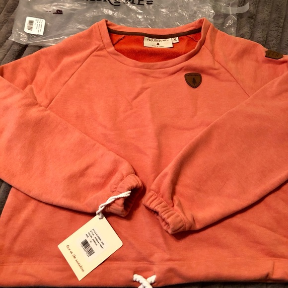 Wanakome Simona/Terry cropped sweatshirt - Picture 2 of 7